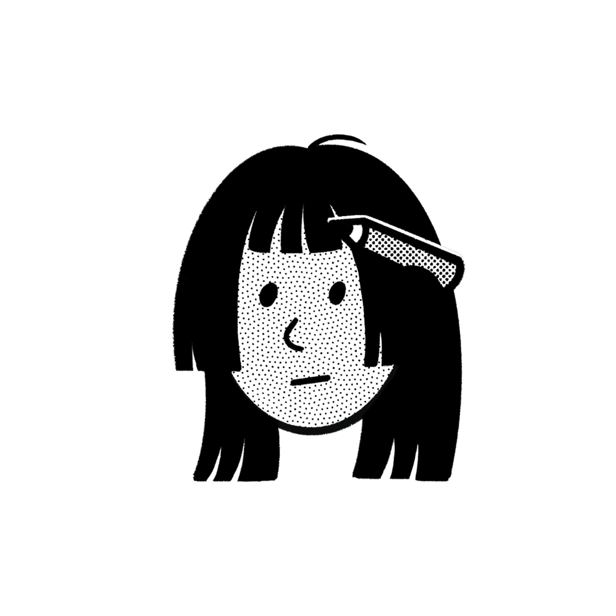 Illustrated portrait of Sandra
